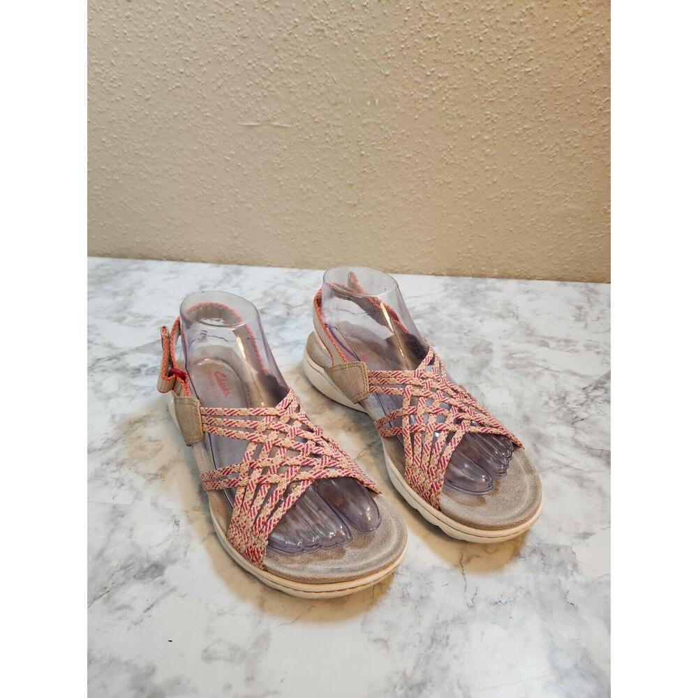 Clarks Women's Multicolor Amanda Ease‎ Slingback Sandals Size 7.5